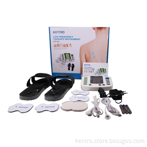 Digital tens massager bady massager with massage shoes